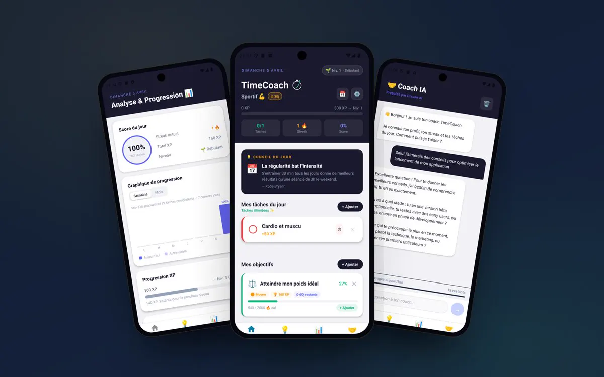 Application mobile TimeCoach